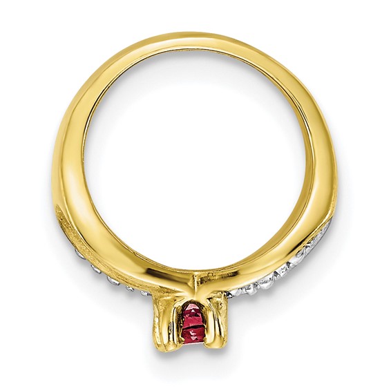 10ky Birthstone Pendant Ruby (JULY)