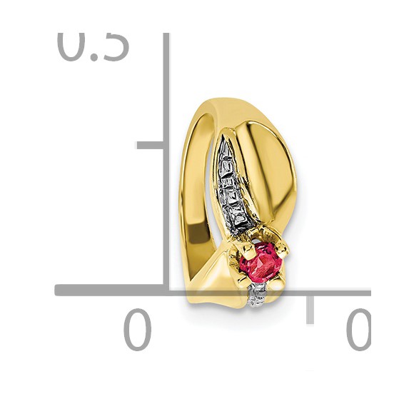 10ky Birthstone Pendant Ruby (JULY)