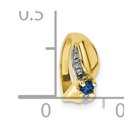 10ky Birthstone Pendant Sapphire (SEPT)