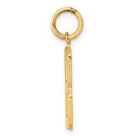 14K Medium Polished Number 8 Charm view 2