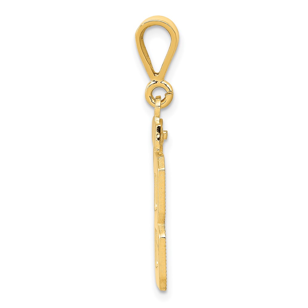 14k Medium Polished Number 88 Charm (MP88)