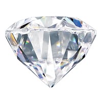 Lab Grown VS+ F+ 0.33ct Oval Diamond view 2