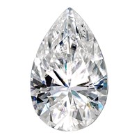 Lab Grown VS+ F+ 0.50ct Pear Diamond view 1