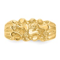 14K Size 7 Nugget Ring view 5