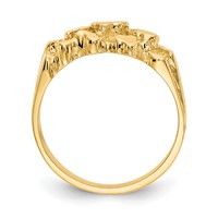 14K Size 8 Nugget Ring view 3