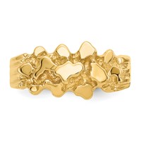 14K Size 8 Nugget Ring view 5