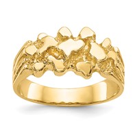 14K Size 8 Nugget Ring view 1