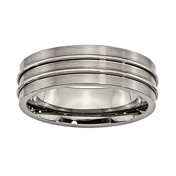 Titanium 7mm Comfort-fit Band