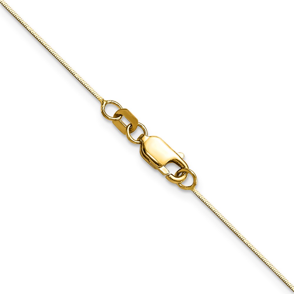 14K 20 inch .5mm Octagonal Snake with Lobster Clasp Chain (OSA060-20)