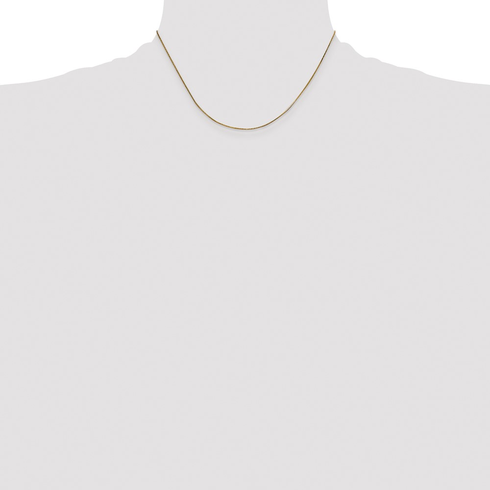 14K 16 inch .5mm Octagonal Snake with Lobster Clasp Chain (OSA060-16)