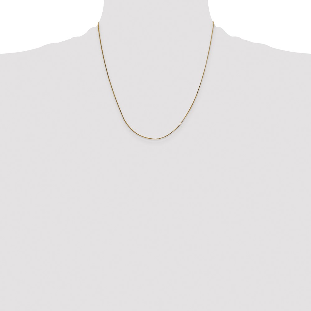 14K 20 inch .5mm Octagonal Snake with Lobster Clasp Chain (OSA060-20)