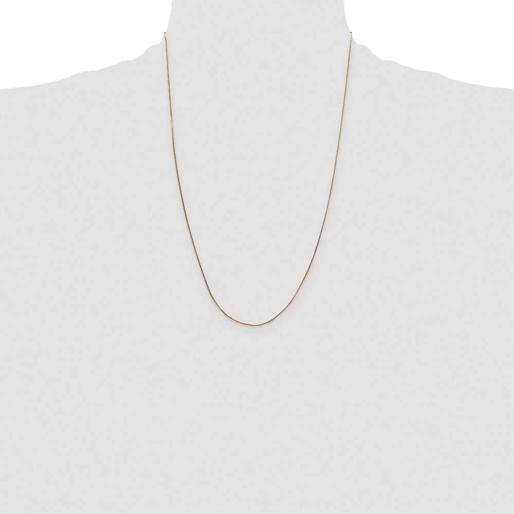 14K 24 inch .5mm Octagonal Snake with Lobster Clasp Chain (OSA060-24)