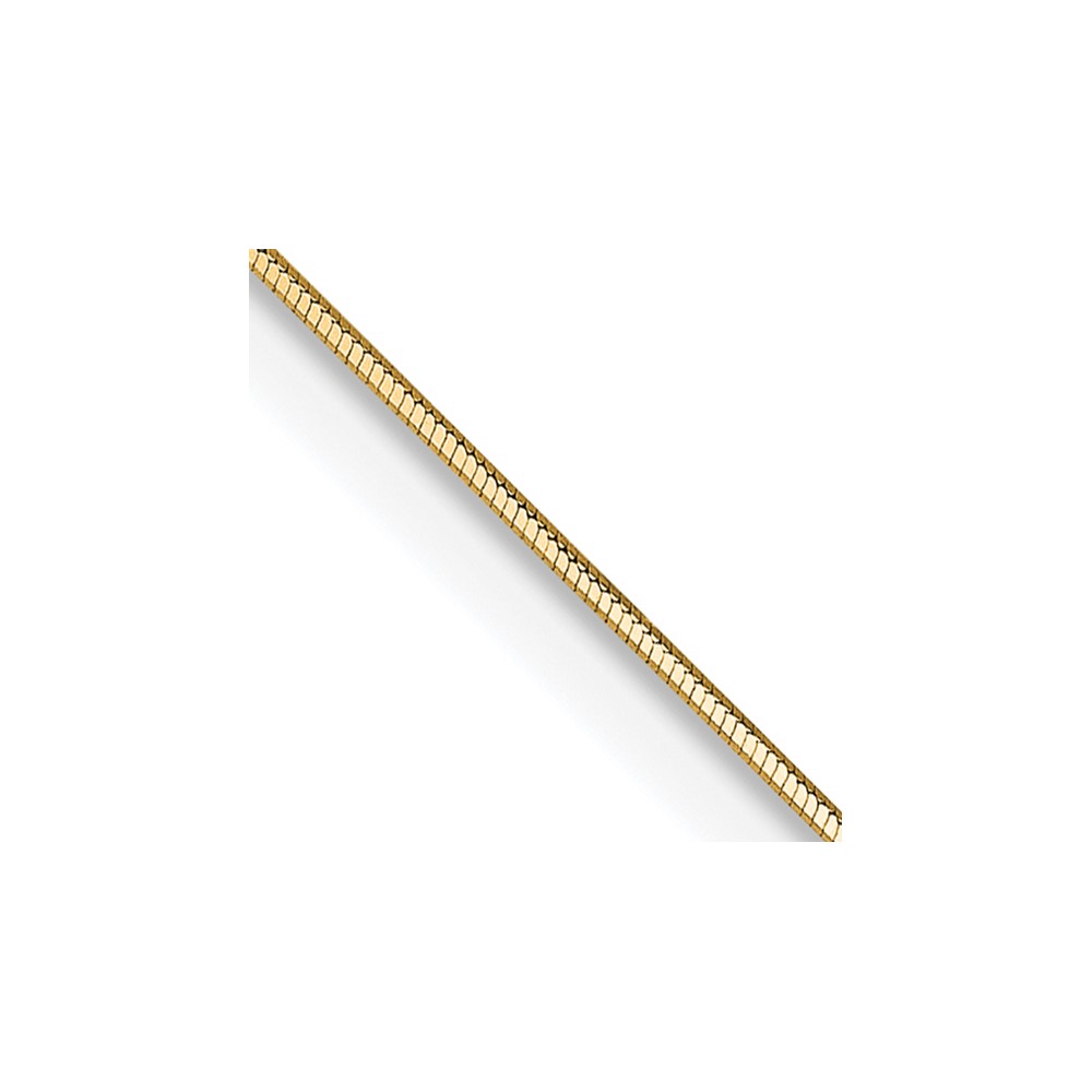 14K 16 inch .5mm Octagonal Snake with Lobster Clasp Chain (OSA060-16)