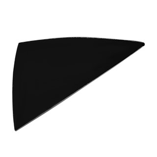 13x8x5mm Triangle Cut Onyx, 1mm thick