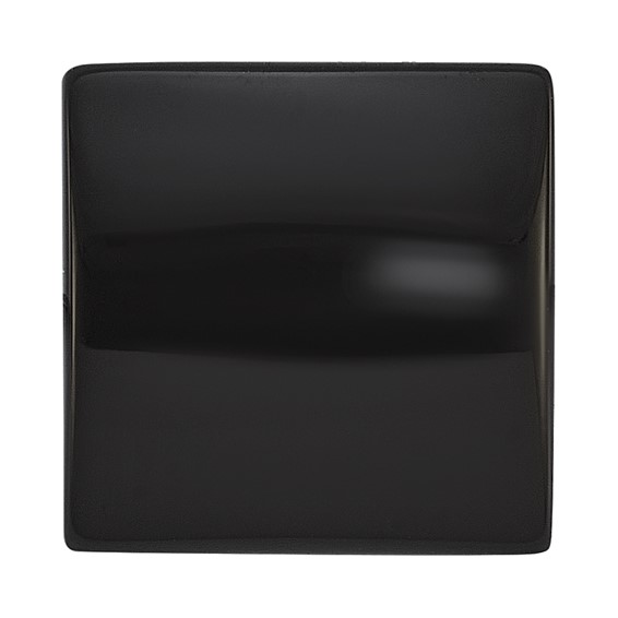 10.6X10.6mm cushion onyx, buff top