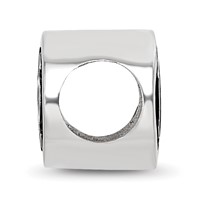 Sterling Silver LogoArt 15.25mm Pi Beta Phi Sorority Greek Letters Enameled Oval Bead view 2