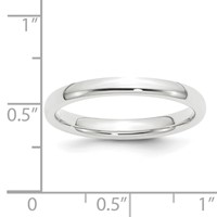 Platinum 2.5mm Comfort-Fit Wedding Band view 4