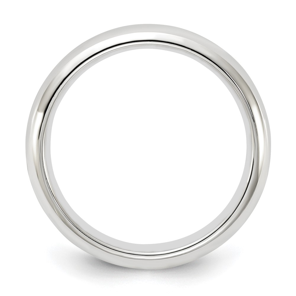 Platinum 4mm Comfort-Fit Wedding Band Size 4 (PCF040-4)
