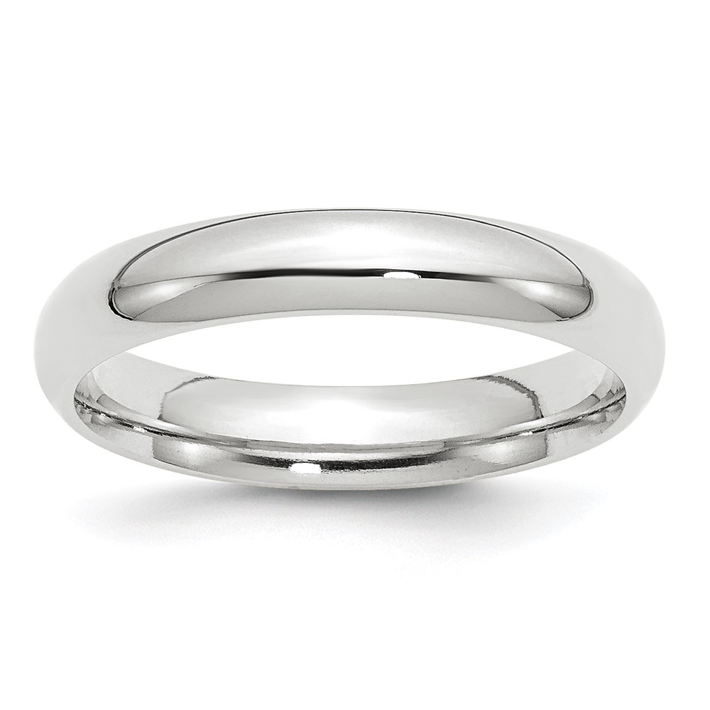 Platinum 4mm Comfort-Fit Wedding Band Size 4.5 (PCF040-4.5)