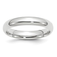 Platinum 4mm Comfort-Fit Wedding Band view 1