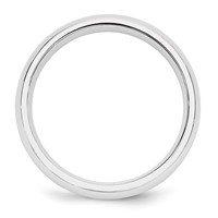 Platinum 5mm Comfort-Fit Wedding Band - Size 5 view 2