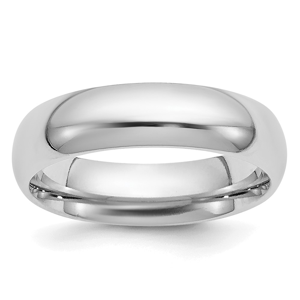 Platinum 5mm Comfort-Fit Wedding Band - Size 5