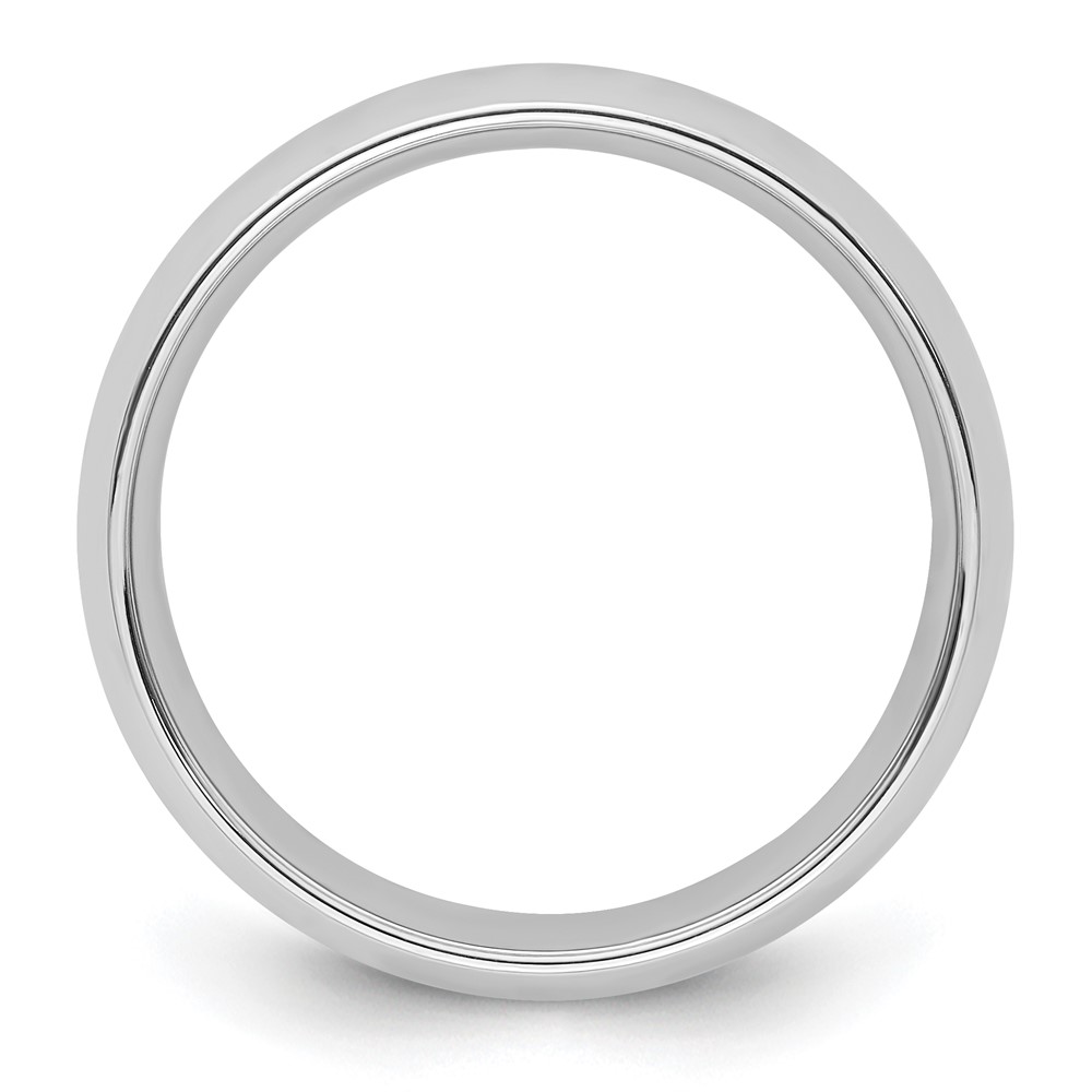 Platinum 6mm Comfort-Fit Wedding Band Size 5 (PCF060-5)