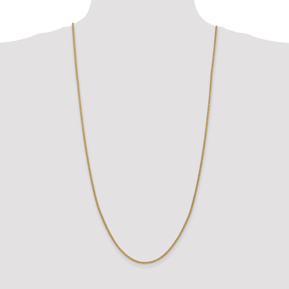14K 30 inch 2.1mm Spiga with Lobster Clasp Chain (PEN13-30)