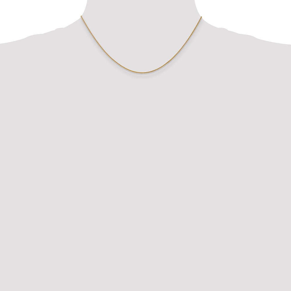 14K 16 inch 1.05mm Spiga with Lobster Clasp Chain (PEN133-16)
