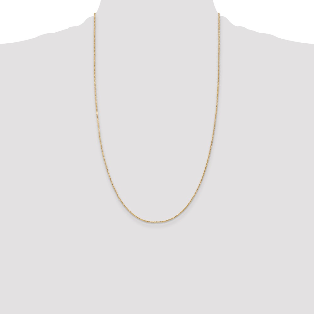 14K 26 inch 1.05mm Spiga with Lobster Clasp Chain (PEN133-26)