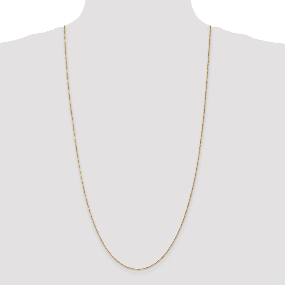 14K 30 inch 1.05mm Spiga with Lobster Clasp Chain (PEN133-30)