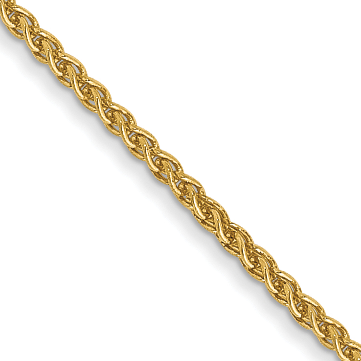 14K 14 inch 1.05mm Spiga with Lobster Clasp Chain (PEN133-14)