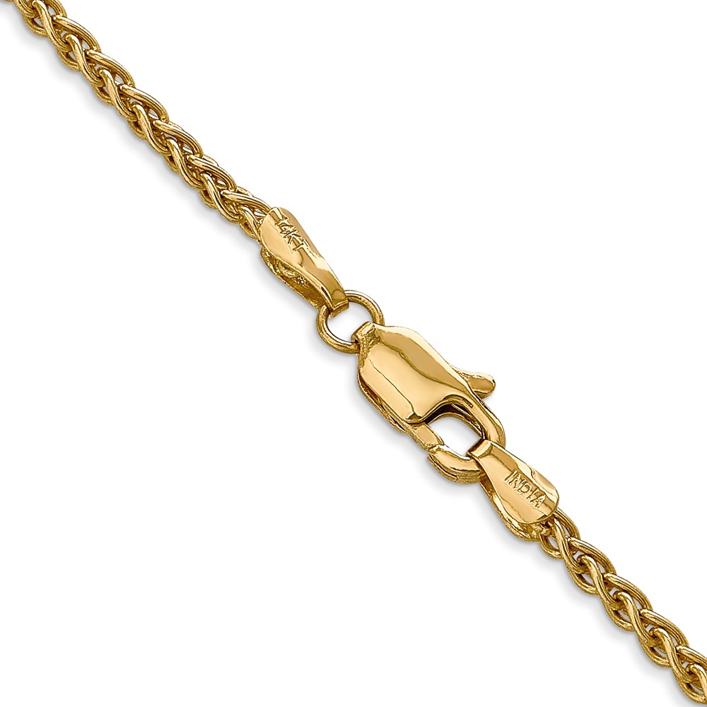 14K 18 inch 2.8mm Spiga with Lobster Clasp Chain (PEN14-18)