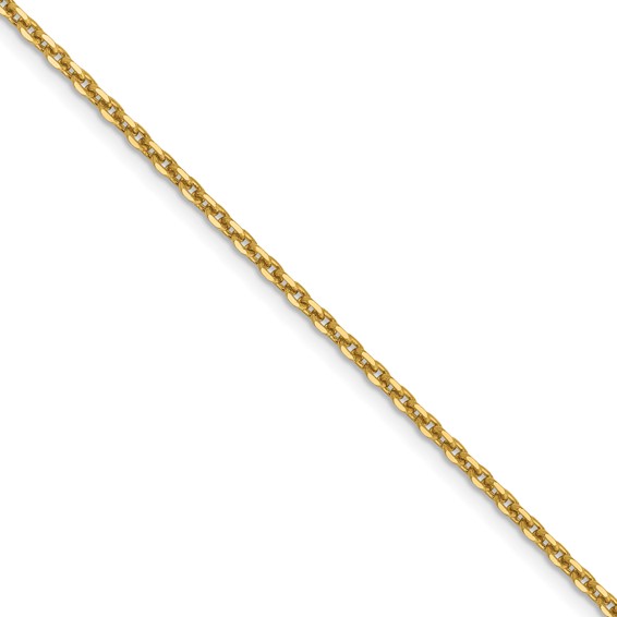 14k 1.65mm D/C Cable Chain (100 inch Spool)