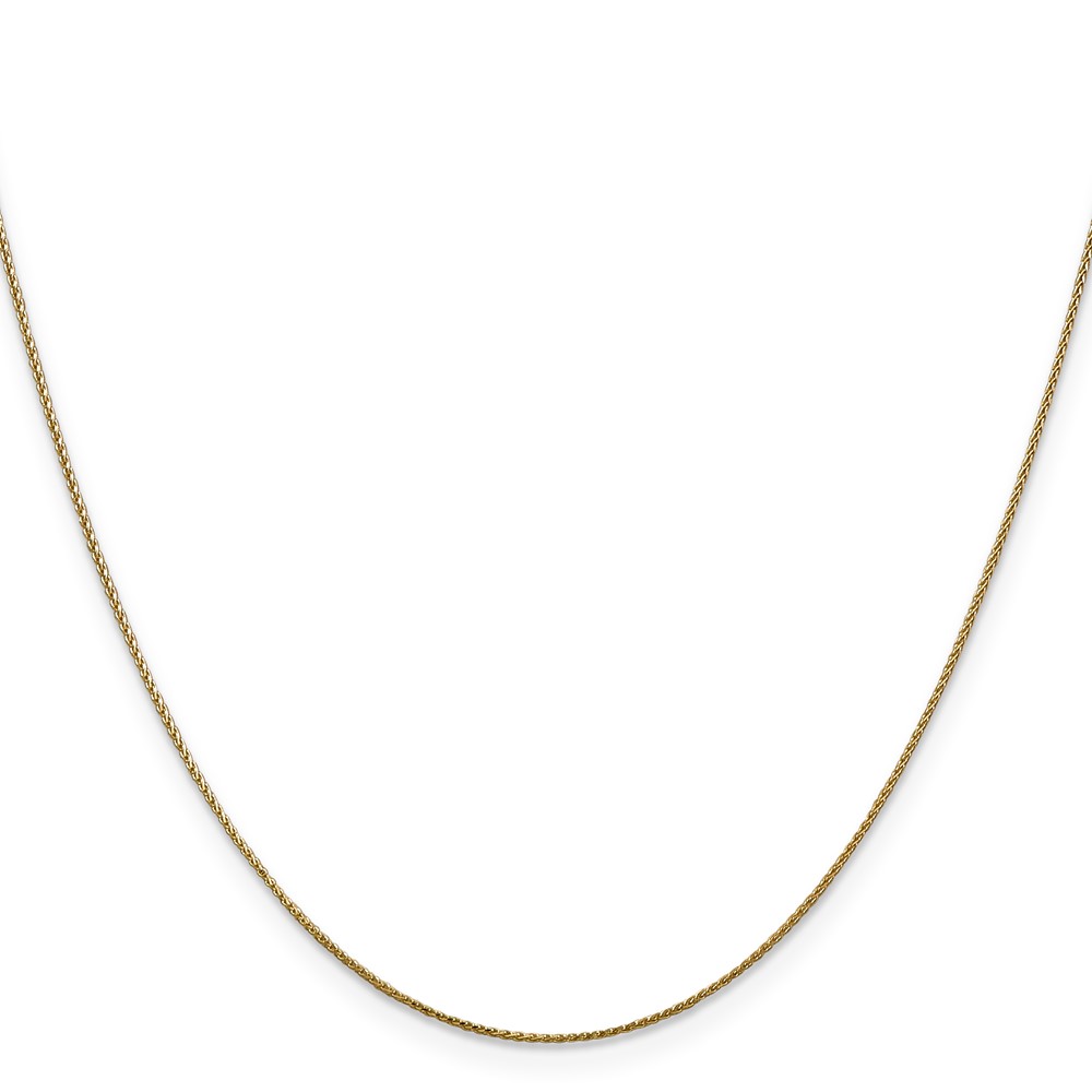 14K 22 inch .85mm Diamond-cut Spiga with Lobster Clasp Chain (PEN156-22)