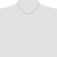 14K.85mm Yellow Gold Diamond-cut Spiga Chain with Lobster Clasp, 16" view 4
