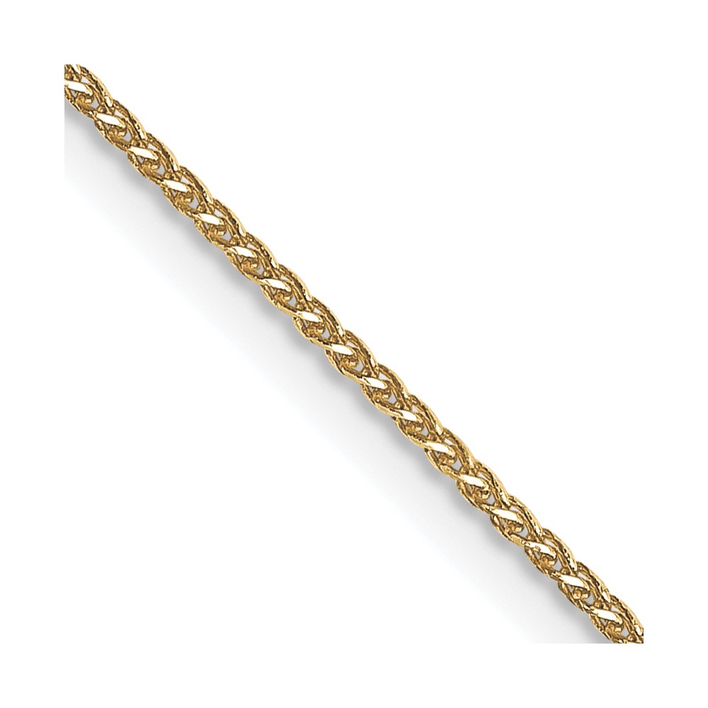 14K 16 inch .85mm Diamond-cut Spiga with Lobster Clasp Chain (PEN156-16)