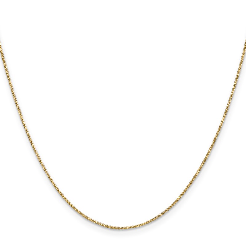 14K 20 inch .85mm Spiga with Spring Ring Clasp Chain