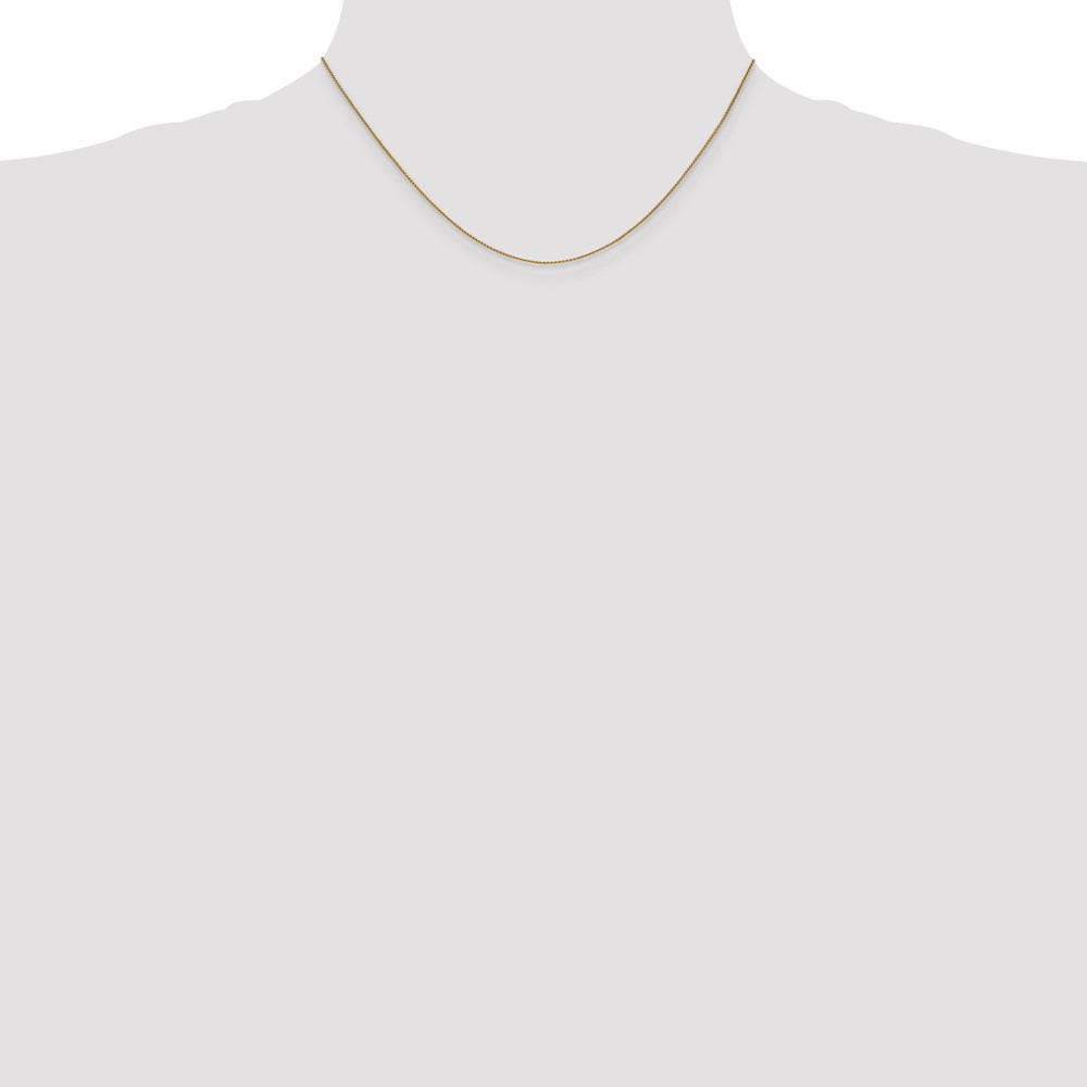 14K 16 inch .85mm Spiga with Lobster Clasp Chain (PEN161-16)