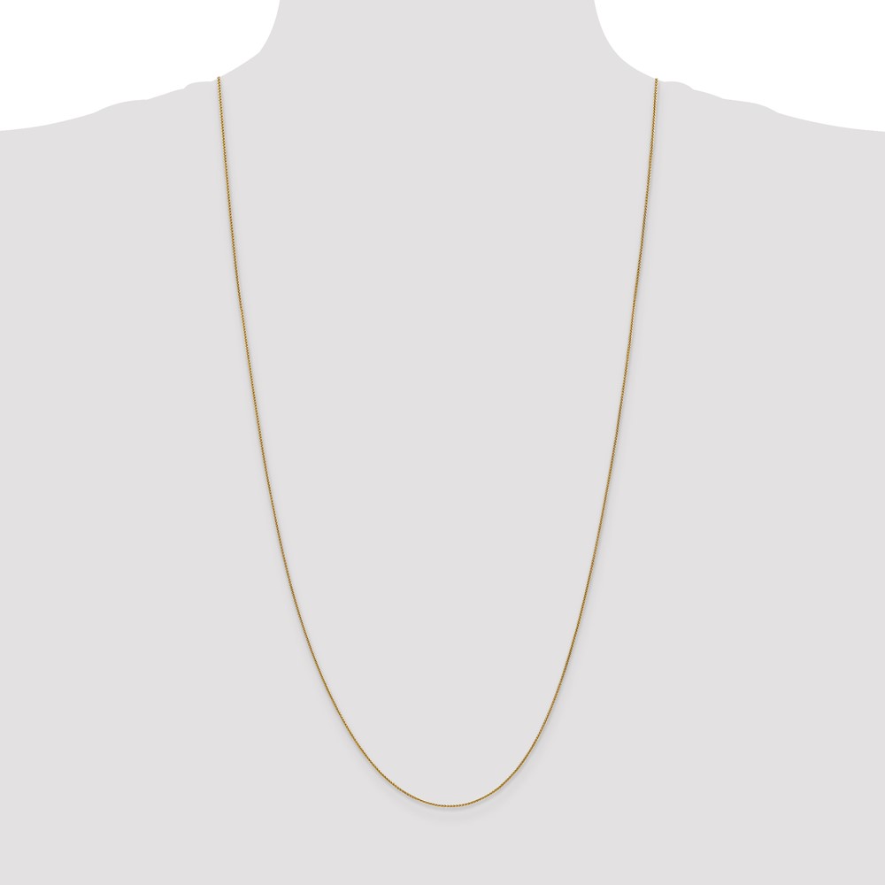 14K 30 inch .85mm Spiga with Lobster Clasp Chain (PEN161-30)