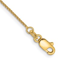 14K 6 Inch .85mm Spiga with Lobster Clasp Bracelet view 1