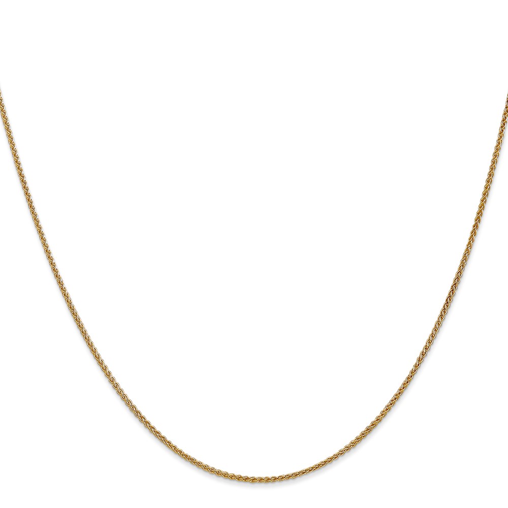 14K 22 inch 1.25mm Spiga with Lobster Clasp Chain (PEN21-22)