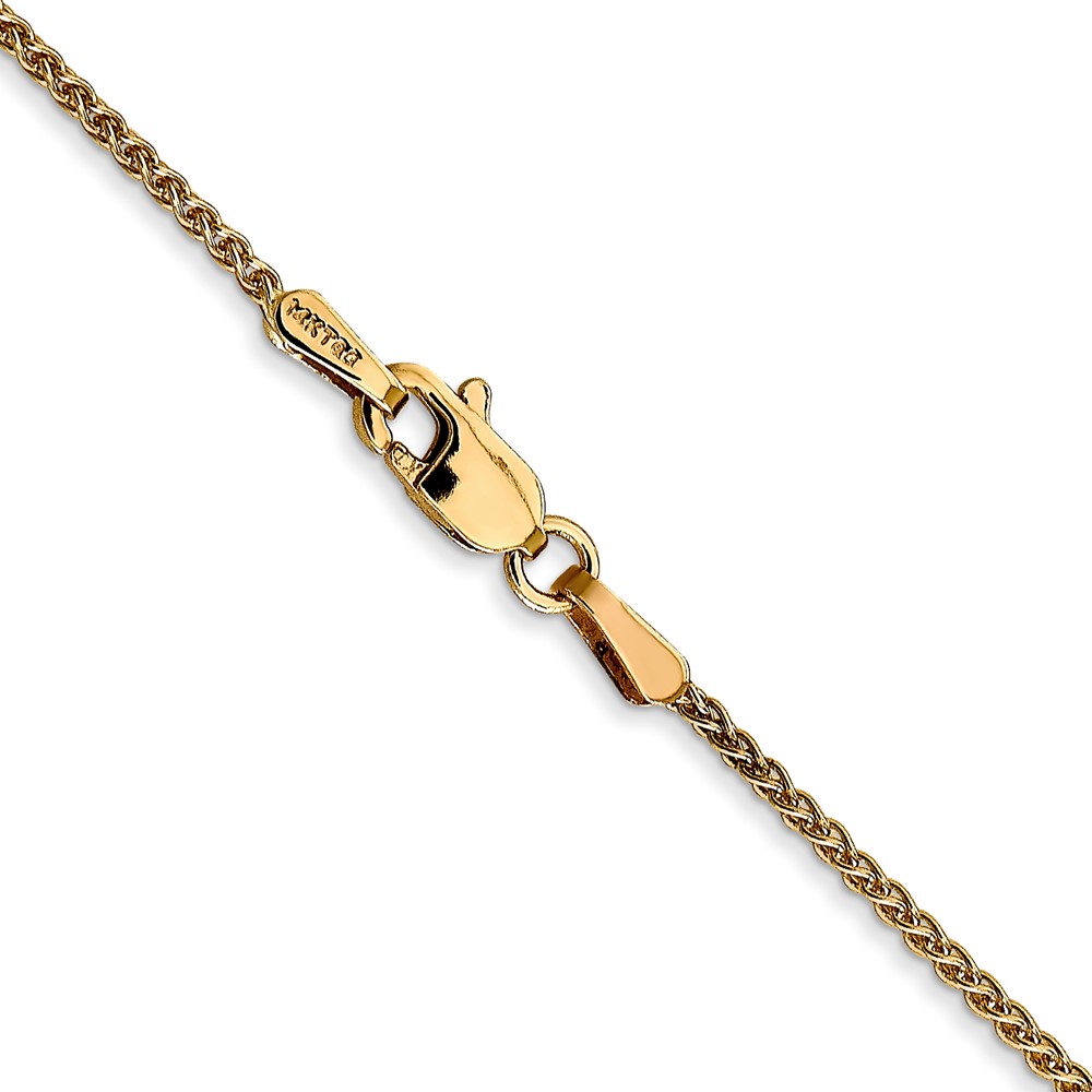 14K 22 inch 1.25mm Spiga with Lobster Clasp Chain (PEN21-22)