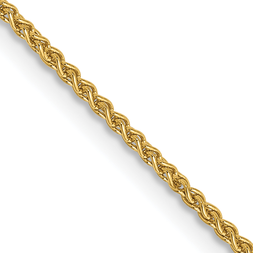 14K 14 inch 1.25mm Spiga with Lobster Clasp Chain (PEN21-14)