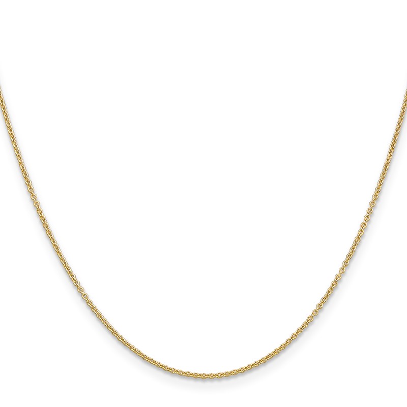 14K 20 inch 1.2mm Cable with Lobster Clasp Chain