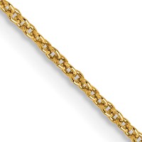 14K 1.2mm Yellow Gold Cable Chain with Lobster Clasp, 16" view 1