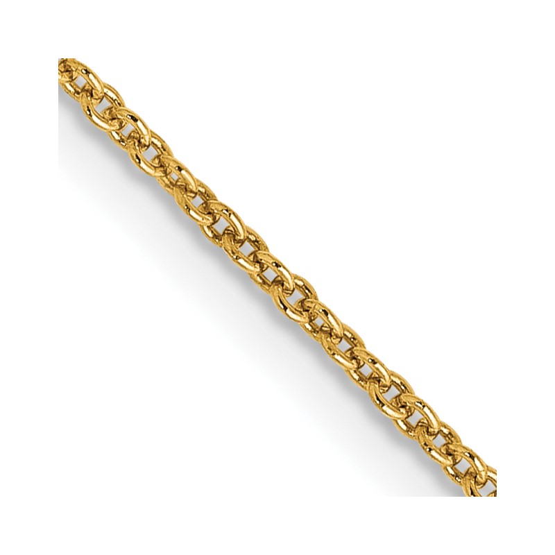 14K 20 inch 1.2mm Cable with Lobster Clasp Chain