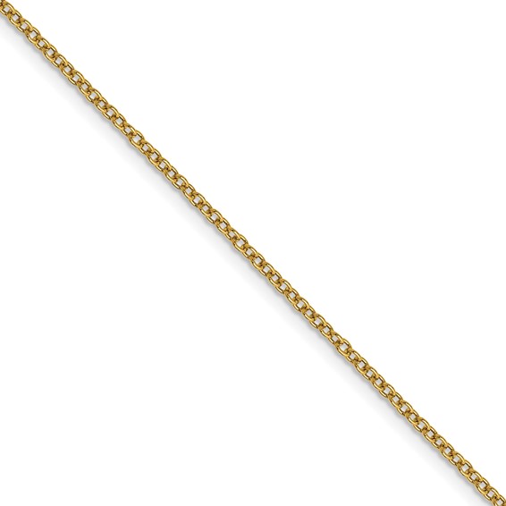 Gold (14K) Round Open Link Cable Permanent Chain