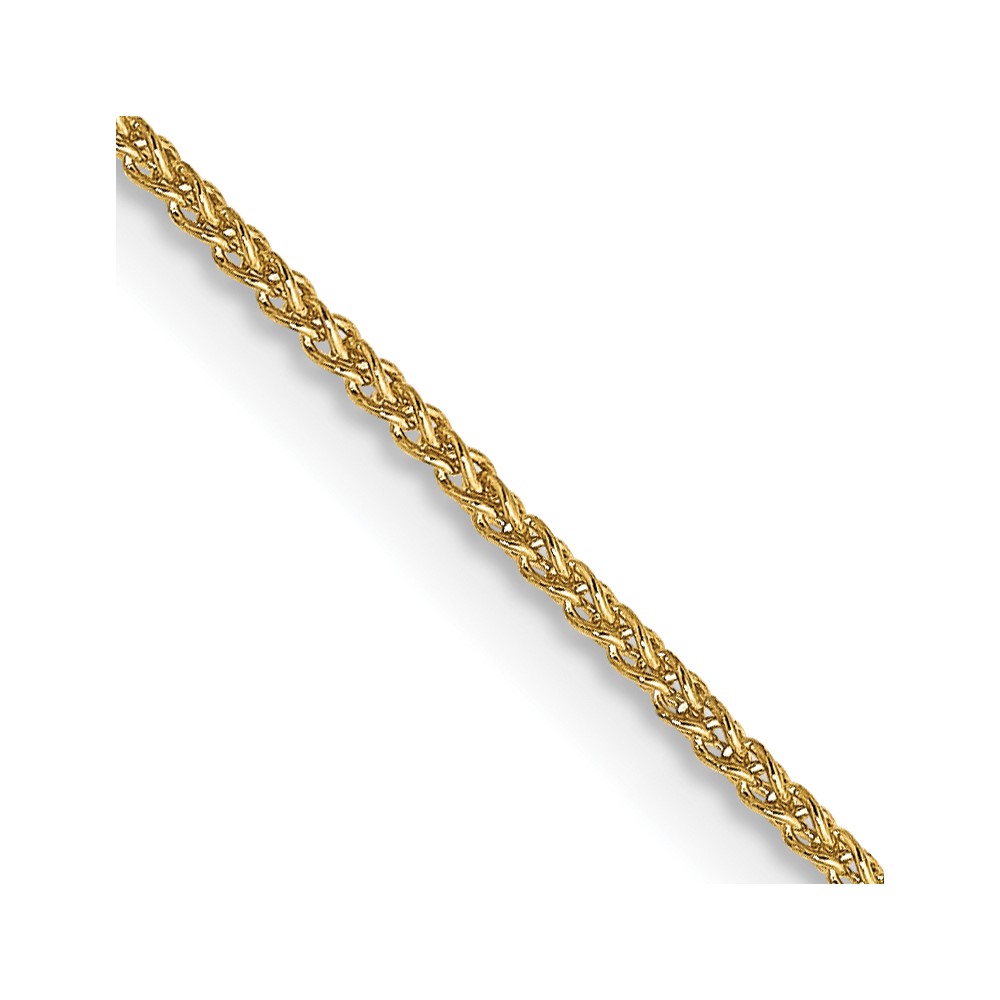 14K 16 inch 1.05mm Spiga with Spring Ring Clasp Chain (PEN259-16)
