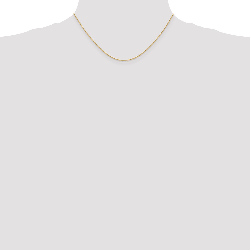 14k 16 inch 1mm Parisian Wheat with Lobster Clasp Chain (PEN264-16)